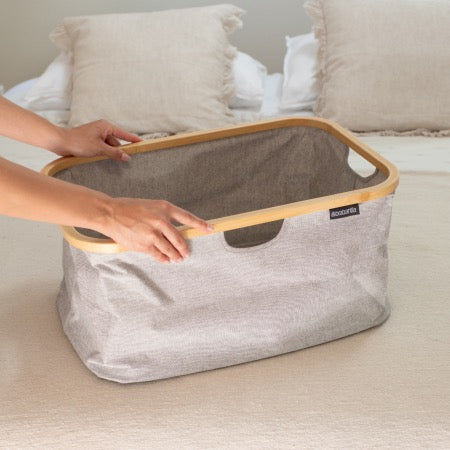 Brabantia Foldable Laundry Basket 40 Litre – Grey