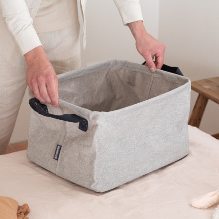 Brabantia Foldable Laundry Basket – 35L Grey