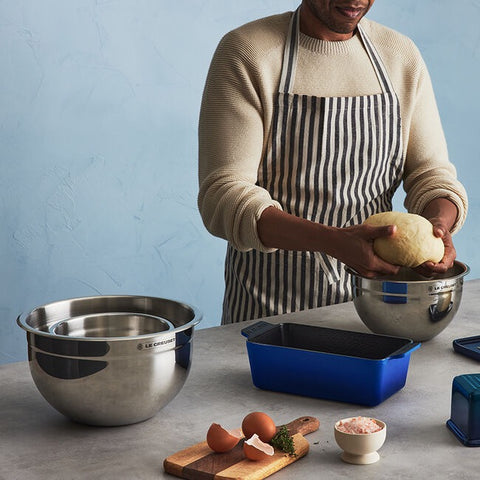 Enë Përzierjeje Le Creuset prej Çeliku Inoks 1.5, 2.8, 4.8 L