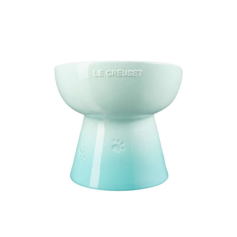 Le Creuset Raised Pet Bowl - Cool Mint