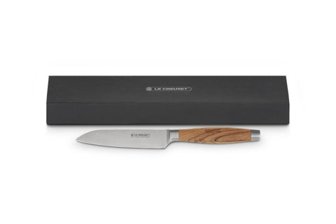 Thikë Santoku Le Creuset me Dorezë prej Druri Ulliri 13 cm