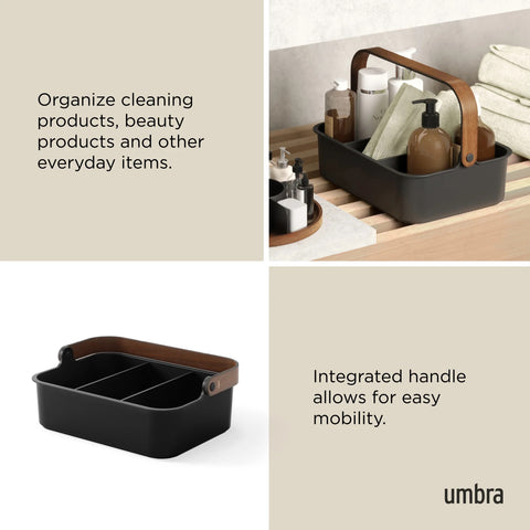Umbra Bellwood Storage Bin Black-Walnut / Large