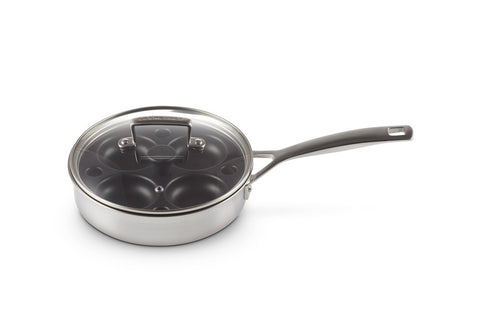 Tigan Sautée Le Creuset 3-shtresor Inoks me Tas Zierje pa Yndyrë 20 cm, 1.5 Litra