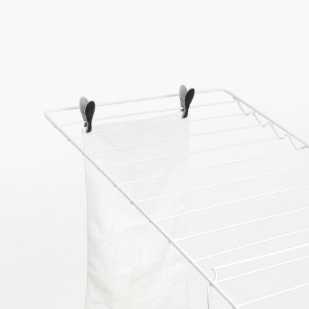 Brabantia Smart Pegs – Set of 8 (Black / Grey)