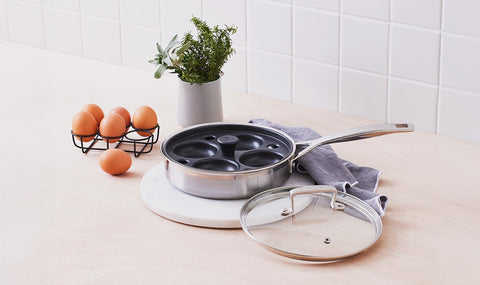 Tigan Sautée Le Creuset 3-shtresor Inoks me Tas Zierje pa Yndyrë 20 cm, 1.5 Litra