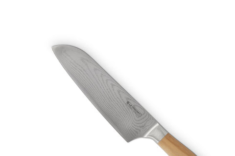 Thikë Santoku Le Creuset me Dorezë Druri Ulliri 18 cm