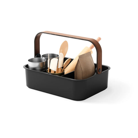 Umbra Bellwood Storage Bin Black-Walnut / Large