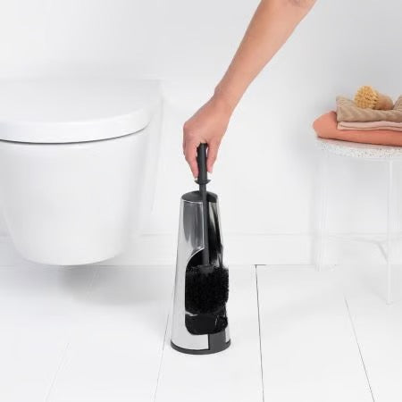 Brabantia ReNew Toilet Brush and Holder – Brilliant Steel