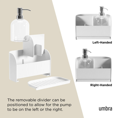 Umbra Sling Sink Caddy with Soap Pump