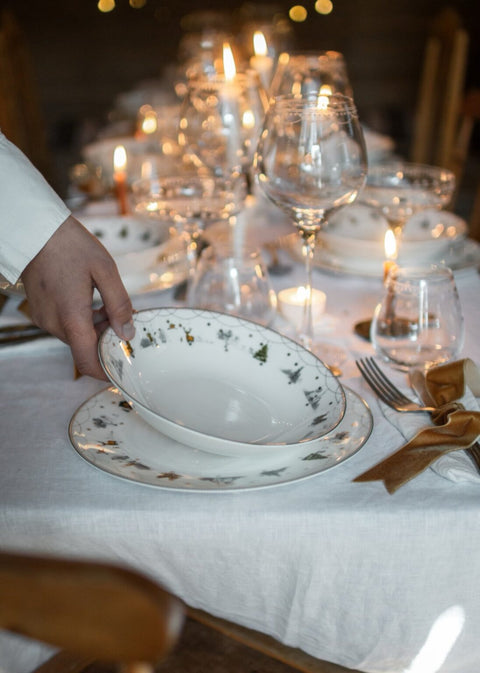 Wik & Walsøe Julemorgen Story Deep Plate 20 cm