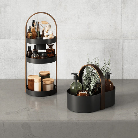 Umbra Bellwood Storage Caddy Black-Walnut