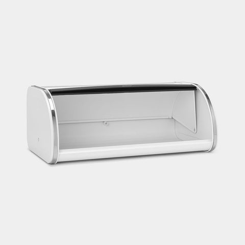 Brabantia Roll Top Bread Bin – White
