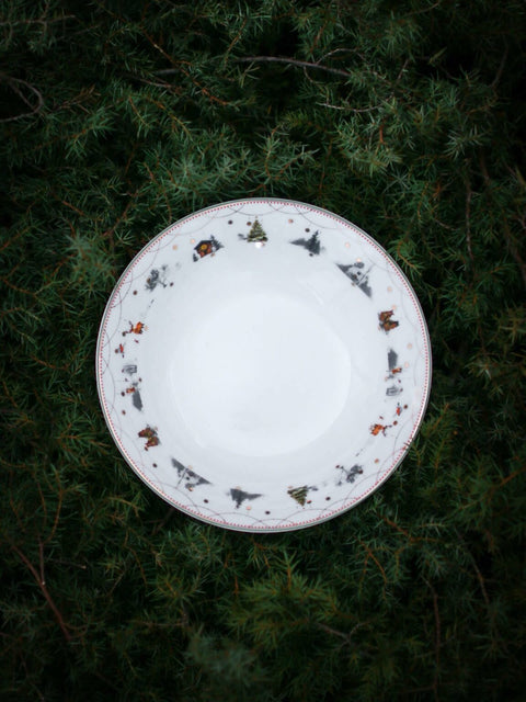 Wik & Walsøe Julemorgen Story Plate 28 cm