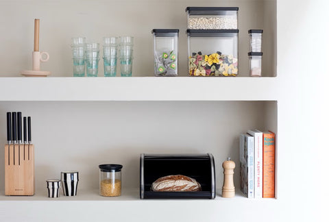 Brabantia Roll Top Bread Bin Medium – Matt Black