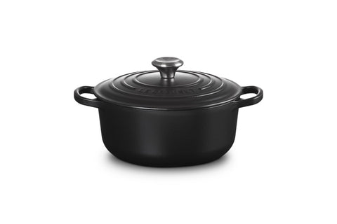 Le Creuset Cast Iron Casserole Black 20 cm, 2.4 L