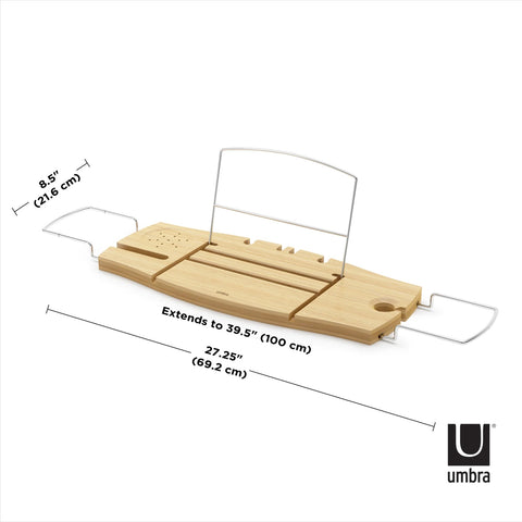 Umbra Aquala Bathtub Caddy & Tray