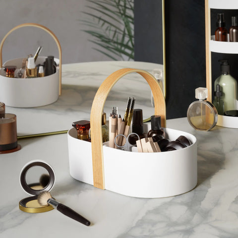 Umbra Bellwood Storage Caddy White-Natural