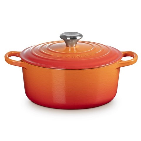 Le Creuset Tenxhere e rrumbullakët gize Volcanic 24 cm / 4.2 L