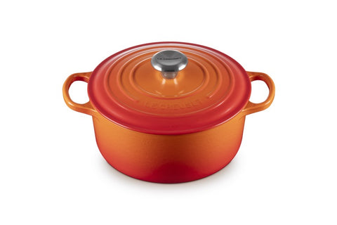 Le Creuset Tenxhere e rrumbullakët gize Volcanic 24 cm / 4.2 L