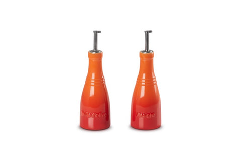 Le Creuset Stoneware Vinegar & Oil Bottles 240 ml Volcanic