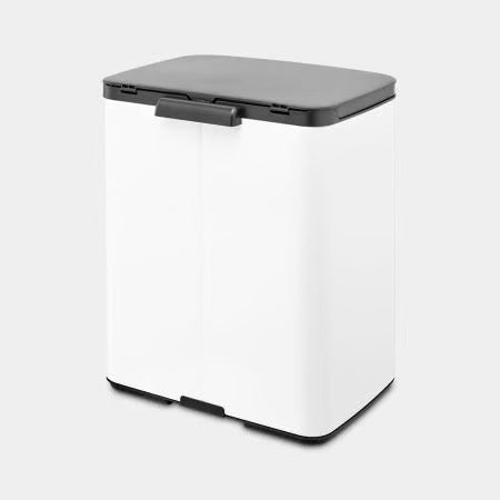 Brabantia Bo Waste Bin 12 Litre – White