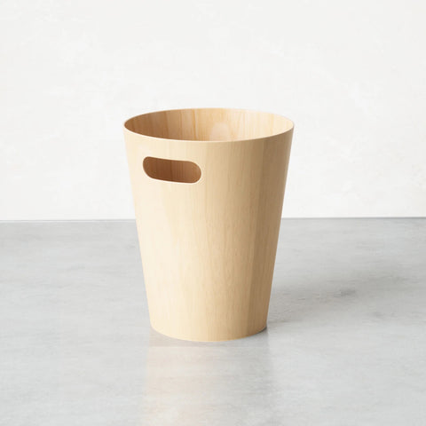 Umbra Woodrow Waste Bin Natural