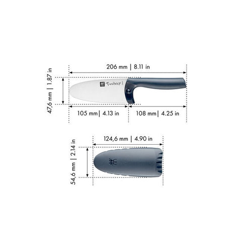 Zwilling Twinny Children’s Chef’s Knife Blue