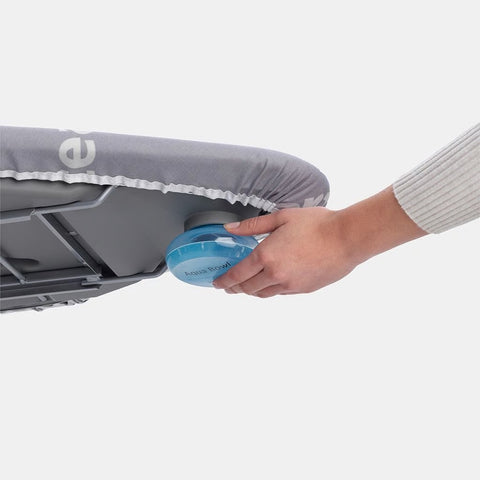 Brabantia Ironing Board C – 124 x 45 cm, for Steam Generator, SteamControl – Aqua Bowl