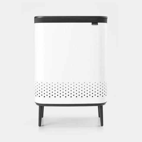 Brabantia Bo Laundry Bin Hi 2 x 45 Litre – White