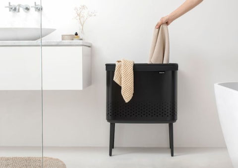 Brabantia Bo Laundry Bin 60 Litre – Matt Black