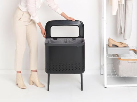 Brabantia Bo Laundry Bin 60 Litre – Matt Black