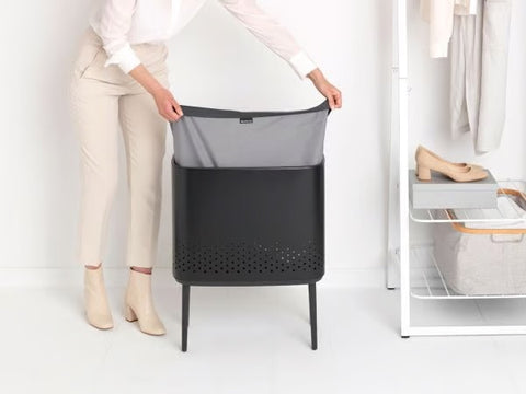 Brabantia Bo Laundry Bin 60 Litre – Matt Black
