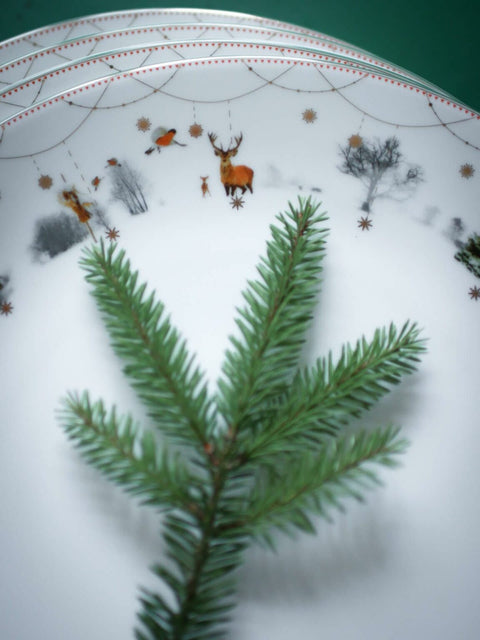 Wik & Walsøe Julemorgen Story Plate 28 cm