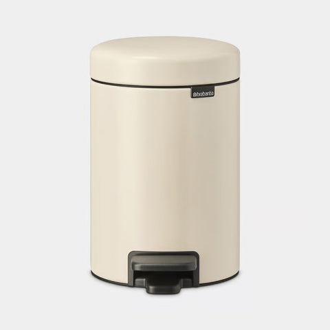 Brabantia NewIcon Pedal Bin 3 Litre – Soft Beige