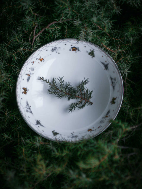 Wik & Walsøe Julemorgen Story Serving Bowl 27 cm (Low)