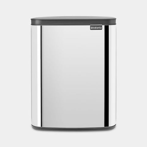 Brabantia Bo Waste Bin 12 Litre – Brilliant Steel