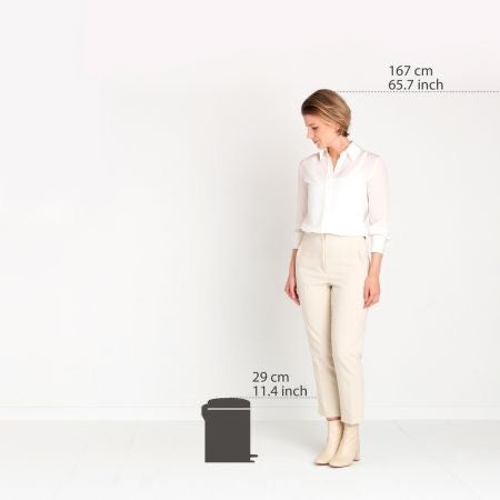 Brabantia NewIcon Pedal Bin 5 Litre – Matt Steel