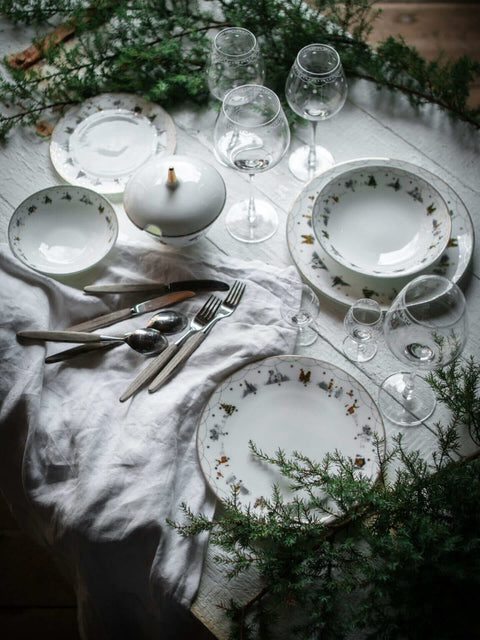 Wik & Walsøe Julemorgen Story Serving Bowl 27 cm (Low)