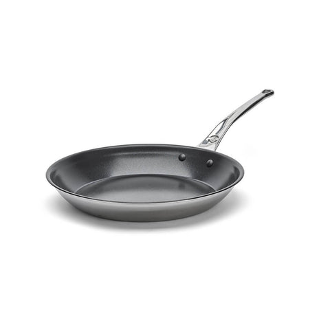 Tigan AFFINITY prej çeliku inoks jo ngjitës me sipërfaqe qeramike De Buyer Ø32cm