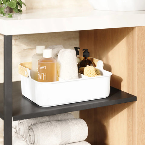Umbra Bellwood Storage Bin White-Natural / Large