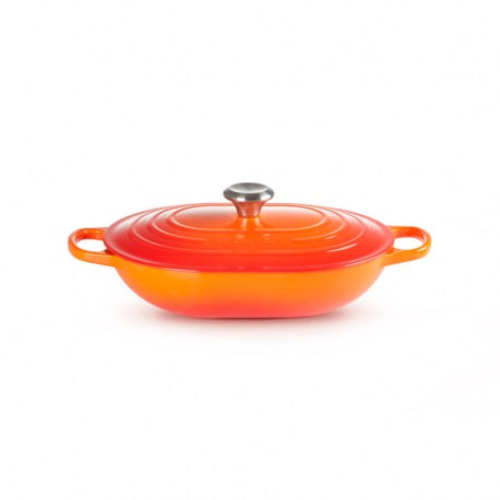 Le Creuset Cast Iron Oblong Volcanic 31 cm, 3.4 L