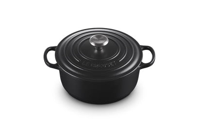 Le Creuset Cast Iron Casserole Black 20 cm, 2.4 L