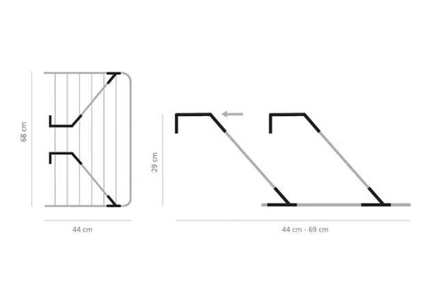 Brabantia Hanging Drying Rack – Fresh White