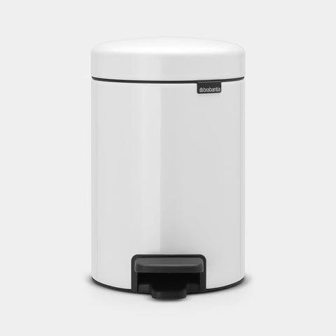 Brabantia NewIcon Pedal Bin 3 Litre – White