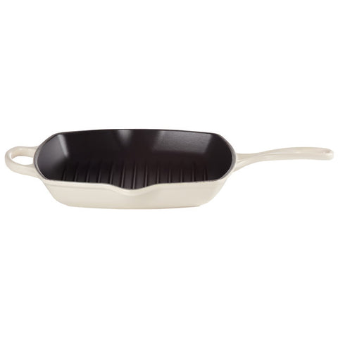Le Creuset Cast Iron Grill Pan 26 cm Meringue