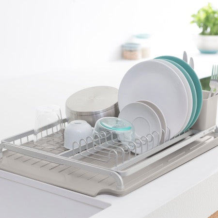 Brabantia SinkSide Dish Drying Rack – Mid Grey