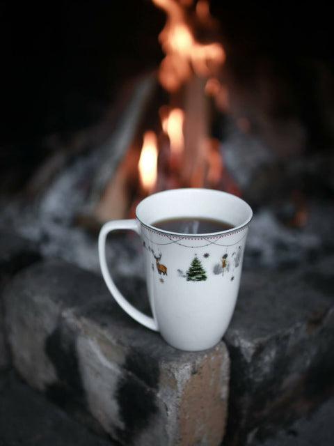 Wik & Walsøe Julemorgen Story Mug 30 cl, 2-pack