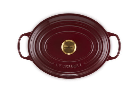 Le Creuset Cast Iron Oval Casserole Garnet 31 cm / 6.3 L (Minor Scratch)