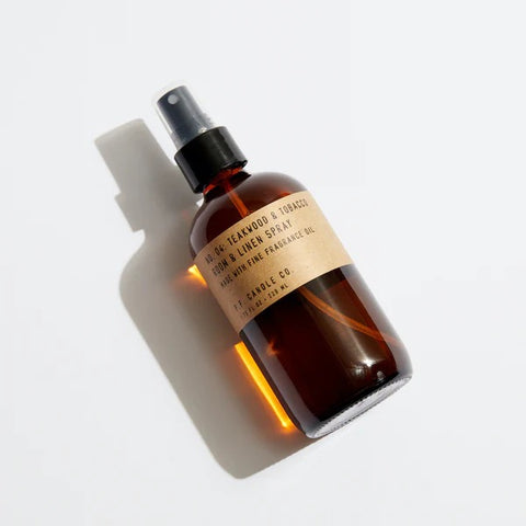 P.F. Candle Co. Teakwood & Tobacco - Room & Linen Spray