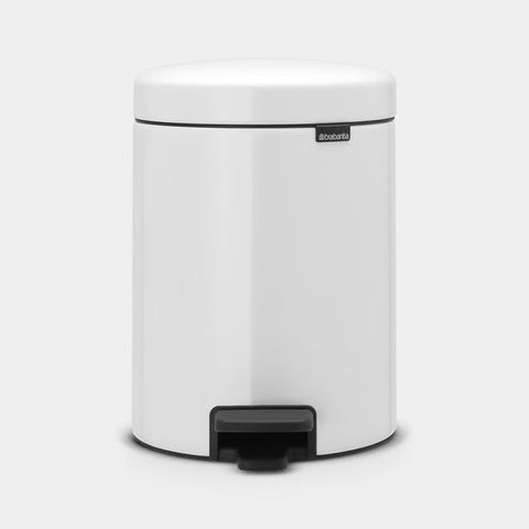 Brabantia NewIcon Pedal Bin 5 Litre – White